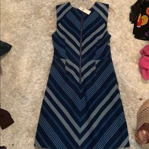 Anthropologie Blue Motif Dress